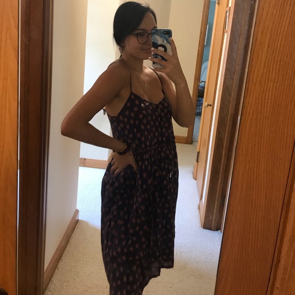 patterned knee length dress - Picture 2 of 5